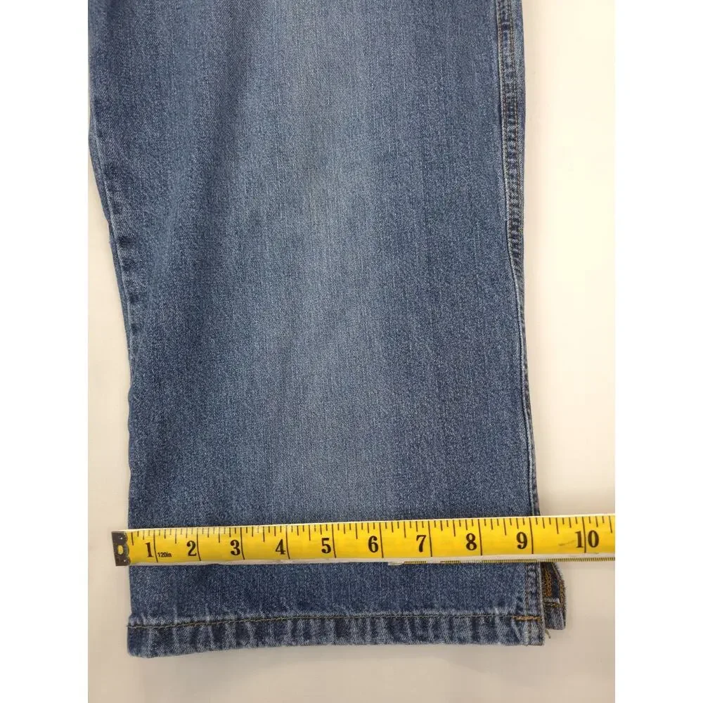 Rockies Denim Capri Bareback High Rise Front Pockets‎ Women 15 Blue Jeans Vtg